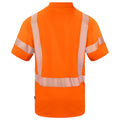 Orange - Back - Projob - Poloshirt für Herren