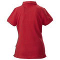 Rot - Back - James Harvest - "Avon" Poloshirt für Damen
