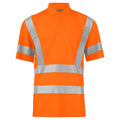 Orange - Front - Projob - Poloshirt für Herren