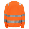Orange - Back - Projob - Sweatshirt für Herren