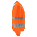 Orange - Side - Projob - Sweatshirt für Herren