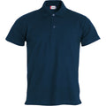 Dunkel-Marineblau - Front - Clique - "Basic" Poloshirt für Herren