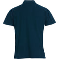 Dunkel-Marineblau - Back - Clique - "Basic" Poloshirt für Herren