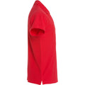 Rot - Side - Clique - "Basic" Poloshirt für Herren