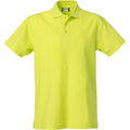 Auffälliges Grün - Front - Clique - "Basic" Poloshirt für Herren