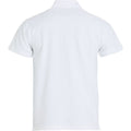 Weiß - Back - Clique - "Basic" Poloshirt für Herren