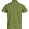 Armee-Grün - Back - Clique - "Basic" Poloshirt für Herren