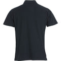 Schwarz - Back - Clique - "Basic" Poloshirt für Herren