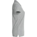 Grau - Side - Clique - Poloshirt für Damen