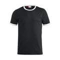 Schwarz-Weiß - Front - Clique - "Nome" T-Shirt für Herren-Damen Unisex