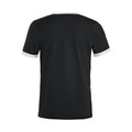 Schwarz-Weiß - Back - Clique - "Nome" T-Shirt für Herren-Damen Unisex