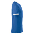 Königsblau-Weiß - Side - Clique - "Nome" T-Shirt für Herren-Damen Unisex