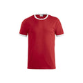 Rot-Weiß - Front - Clique - "Nome" T-Shirt für Herren-Damen Unisex