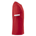 Rot-Weiß - Side - Clique - "Nome" T-Shirt für Herren-Damen Unisex