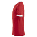 Rot-Weiß - Lifestyle - Clique - "Nome" T-Shirt für Herren-Damen Unisex