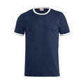 Marineblau-Weiß - Front - Clique - "Nome" T-Shirt für Herren-Damen Unisex