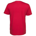 Rot - Back - Cottover - T-Shirt V-Ausschnitt für Herren