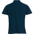 Dunkel-Marineblau - Back - Clique - Poloshirt für Kinder kurzärmlig