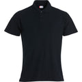 Schwarz - Front - Clique - Poloshirt für Kinder kurzärmlig