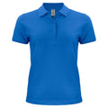 Königsblau - Front - Clique - Poloshirt für Damen