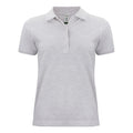 Natur meliert - Front - Clique - Poloshirt für Damen