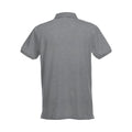 Grau - Back - Clique - Poloshirt für Herren