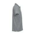 Grau - Side - Clique - Poloshirt für Herren