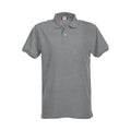 Grau - Front - Clique - Poloshirt für Herren