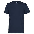 Marineblau - Front - Cottover - T-Shirt für Herren