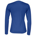 Königsblau - Back - Cottover - T-Shirt für Damen Langärmlig