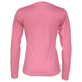 Pink - Back - Cottover - T-Shirt für Damen Langärmlig