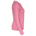 Pink - Side - Cottover - T-Shirt für Damen Langärmlig