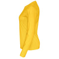 Gelb - Lifestyle - Cottover - T-Shirt für Damen Langärmlig