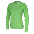 Grün - Front - Cottover - T-Shirt für Damen Langärmlig
