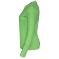 Grün - Back - Cottover - T-Shirt für Damen Langärmlig