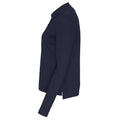 Marineblau - Lifestyle - Cottover - Poloshirt für Damen Langärmlig