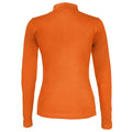 Orange - Back - Cottover - Poloshirt für Damen Langärmlig