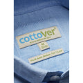 Hellblau - Back - Cottover - "Oxford" Formelles Hemd für Herren