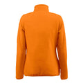 Orange - Back - Printer RED - "Frontflip" Fleece-Oberteil für Damen