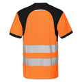 Orange-Grau - Back - Projob - "Functional" T-Shirt für Herren