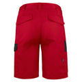 Rot - Back - Projob - Cargo-Shorts für Herren