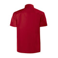 Rot - Back - Projob - Formelles Hemd für Herren kurzärmlig