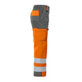 Orange-Grau - Side - Projob - Cargo-Hose für Herren