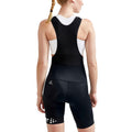 Schwarz - Back - Craft - "Core Endur" Latz-Shorts für Damen - Radfahren
