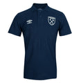 Dunkel-Marineblau - Front - West Ham United FC - "22-23" Poloshirt für Kinder