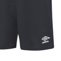 Kohlen-Schwarz - Side - Umbro - "Club II" Shorts für Kinder