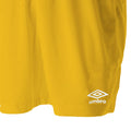 Gelb - Side - Umbro - "Club II" Shorts für Kinder