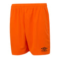 Leuchtend Orange - Front - Umbro - "Club II" Shorts für Kinder