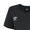Schwarz-Weiß - Side - Umbro - "Club Leisure" T-Shirt für Damen
