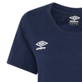 Marineblau-Weiß - Side - Umbro - "Club Leisure" T-Shirt für Damen